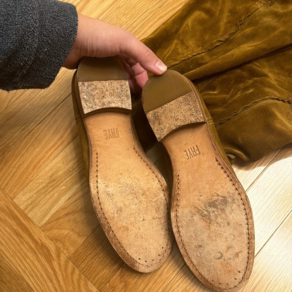 FRYE suede brown boots size 8.5 - Picture 3 of 4